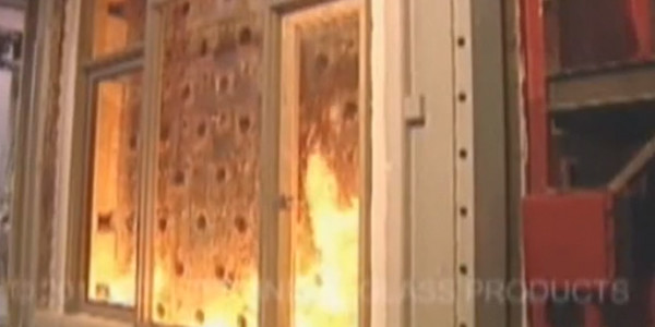 Fire Test FireLite Glass